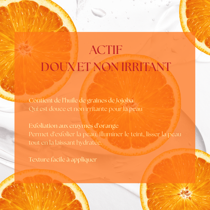 Gel exfoliant à l'orange