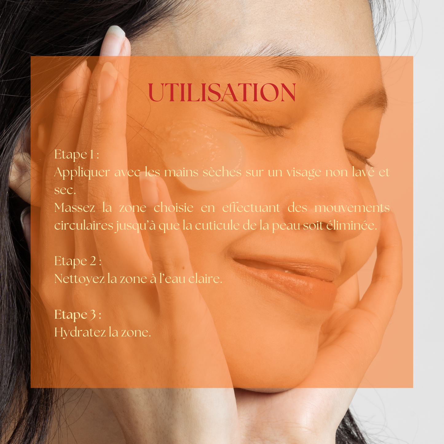 Gel exfoliant à l'orange