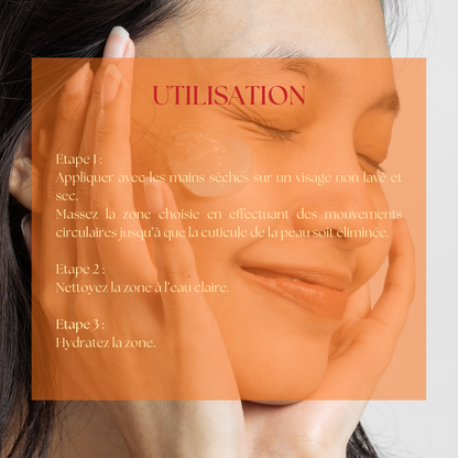 Gel exfoliant à l'orange