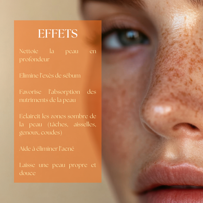 Gel exfoliant à l'orange