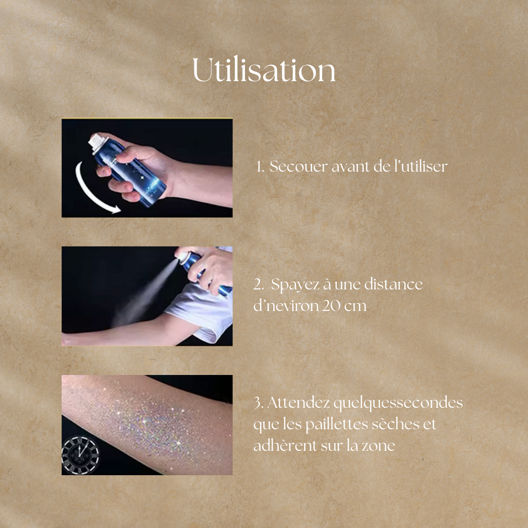 Spray Pailleté Magique
