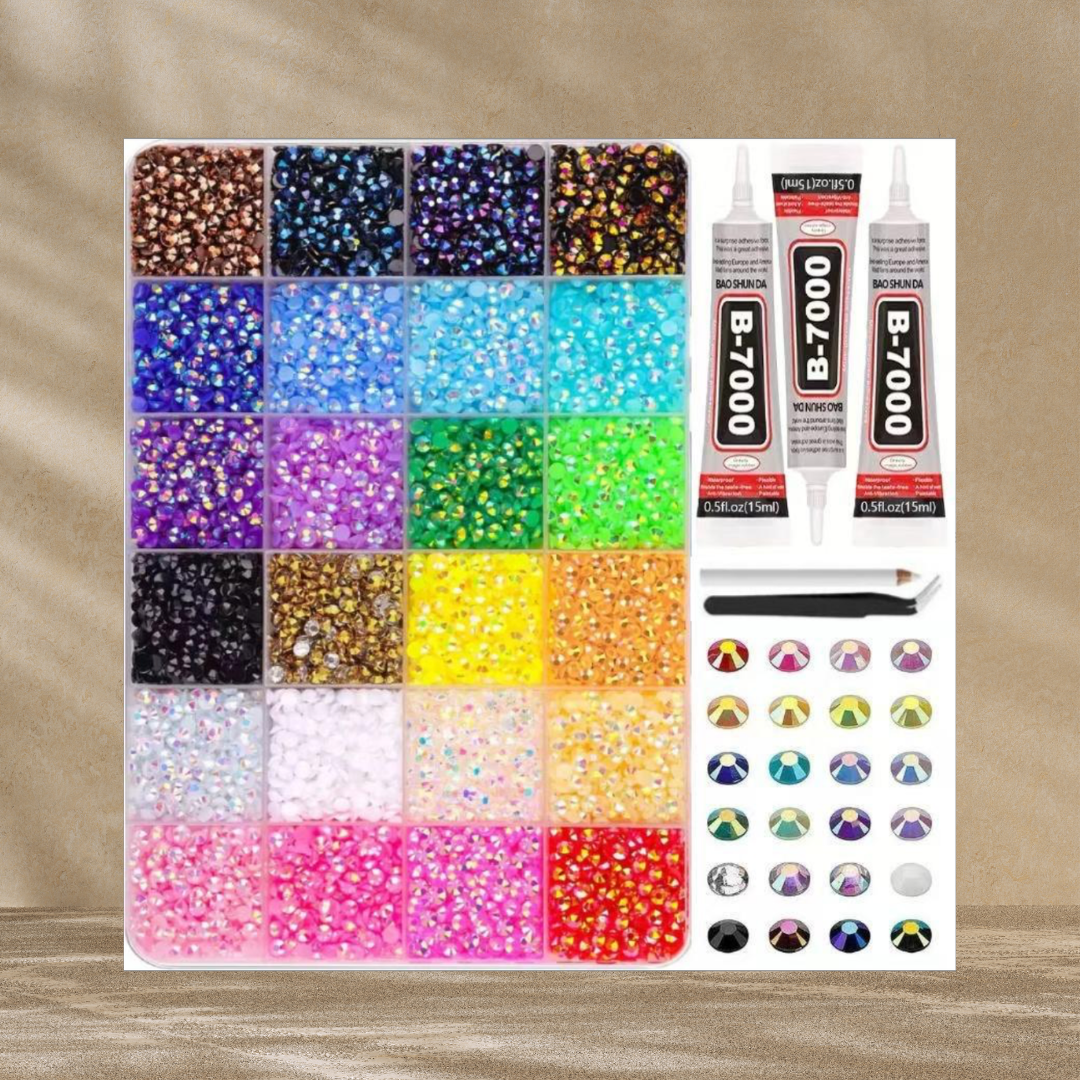 Complete Rhinestone Kit - 24 colors